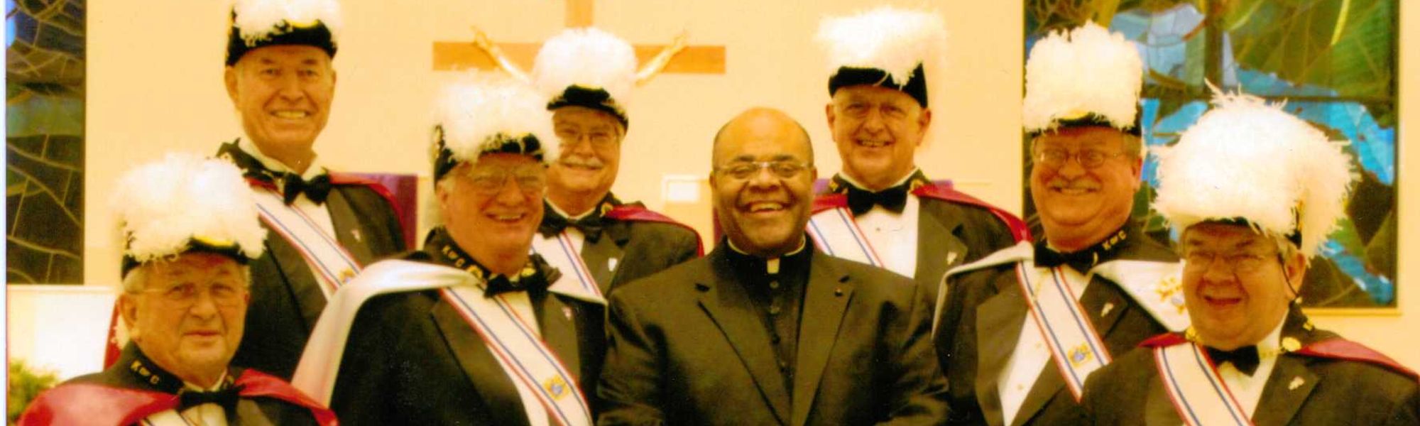 Knights with Fr. Chandler